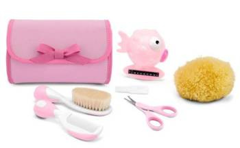 Chicco Set de accesorii pentru igienă și baie în husă 0M+ Roz