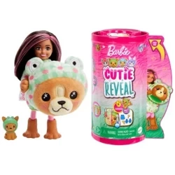 Barbie Cutie Reveal - Păpușa broască Chelsea Pies + animal de companie